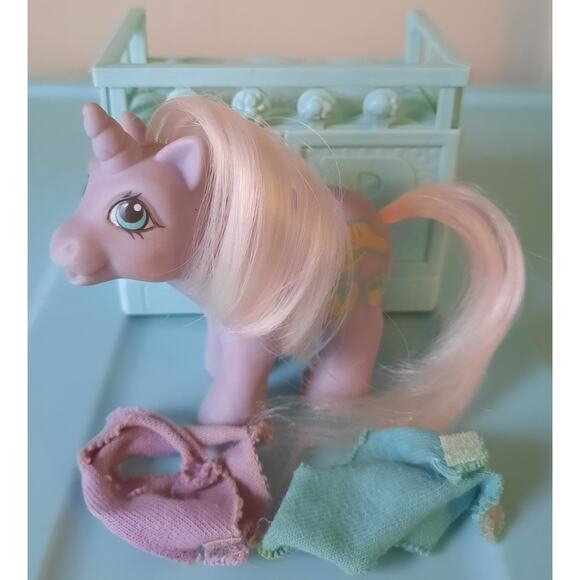 Vintage G1 My Little Pony Baby Snookums with Accessories Hasbro MLP Rare HTF - Picture 1 of 7